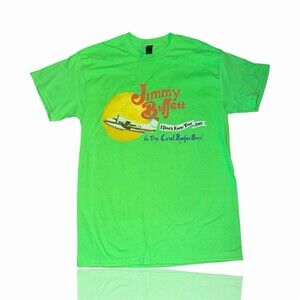 Jimmy Buffett Coral Reefer Band Tour 2018 Graphic T-Shirt Mens M Green